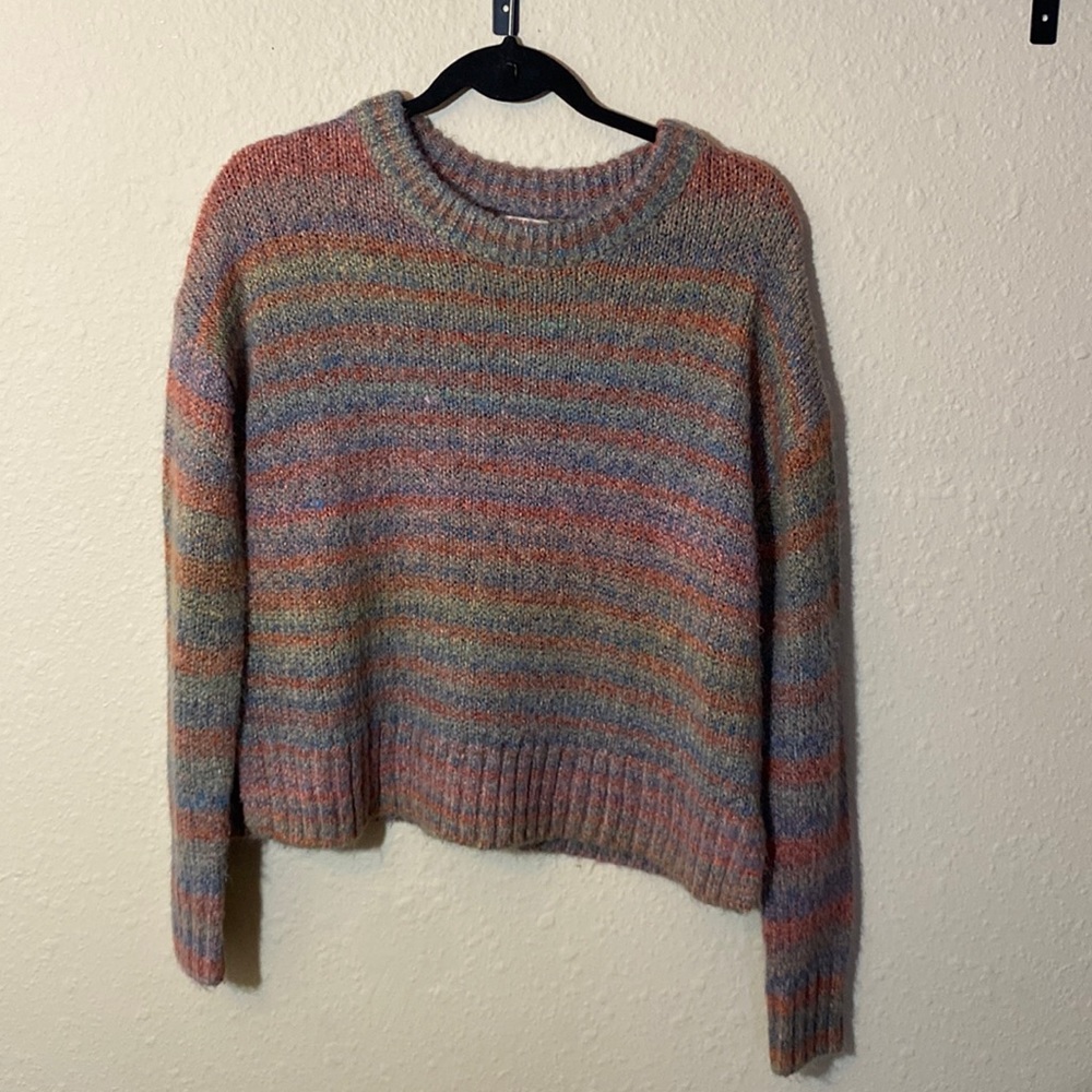 Rainbow long sleeve sweater
